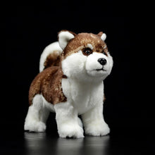Load image into Gallery viewer, Lifelike Standing Husky Stuffed Animal Plush Toys - Silver, Black &amp; Brown Colors-Soft Toy-Dogs, Home Decor, Siberian Husky, Soft Toy, Stuffed Animal-14
