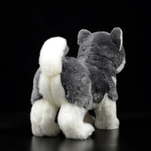 Load image into Gallery viewer, Lifelike Standing Husky Stuffed Animal Plush Toys - Silver, Black &amp; Brown Colors-Soft Toy-Dogs, Home Decor, Siberian Husky, Soft Toy, Stuffed Animal-7