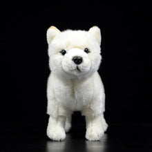 Load image into Gallery viewer, Lifelike Standing White Shiba Inu Soft Plush Toy-Home Decor-Dogs, Home Decor, Shiba Inu, Soft Toy, Stuffed Animal-4