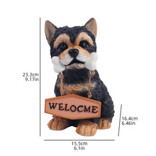 Load image into Gallery viewer, Lifelike Yorkshire Terrier Garden Statue-5