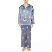 Load image into Gallery viewer, Image of a girl wearing shiba inu pajama set