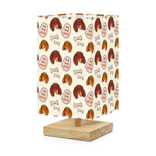 Load image into Gallery viewer, Live Love Woof Dachshunds Desktop Table Lamp-Desk Lamps-Dachshund,Dog Dad Gifts,Dog Mom Gifts,Home Decor,Lamp-US Plug-2