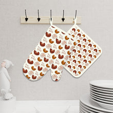 Load image into Gallery viewer, Live Love Woof Dachshunds Oven Mitts and Pot Holder Set-Kitchen Decor-Accessories,Dachshund,Dog Mom Gifts-5