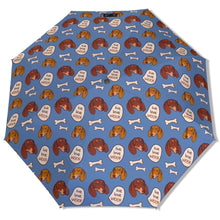 Load image into Gallery viewer, Live Love Woof Dachshunds Umbrella-Daily Accessories-1