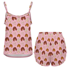 Load image into Gallery viewer, Live Love Woof Dachshunds Women's Cami and Shorts Pajama Set-2