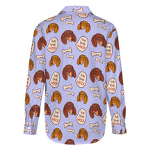 Load image into Gallery viewer, Live Love Woof Dachshunds Women&#39;s Shirt-Apparel-Apparel,Dachshund,Dog Mom Gifts,Shirt-25