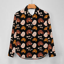 Load image into Gallery viewer, Live Love Woof Dachshunds Women&#39;s Shirt-Apparel-Apparel,Dachshund,Dog Mom Gifts,Shirt-26