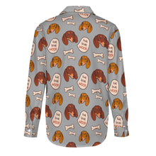 Load image into Gallery viewer, Live Love Woof Dachshunds Women&#39;s Shirt-Apparel-Apparel,Dachshund,Dog Mom Gifts,Shirt-10