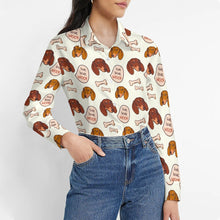 Load image into Gallery viewer, Live Love Woof Dachshunds Women&#39;s Shirt-Apparel-Apparel,Dachshund,Dog Mom Gifts,Shirt-2