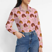 Load image into Gallery viewer, Live Love Woof Dachshunds Women&#39;s Shirt-Apparel-Apparel,Dachshund,Dog Mom Gifts,Shirt-3