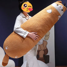 Load image into Gallery viewer, Long Orange and White Cat Body Pillow - Giant Cat Plush Stuffed Animal-Home Decor-Cats,Home Decor,Orange and White Cat,Pillows,Stuffed Animal-2