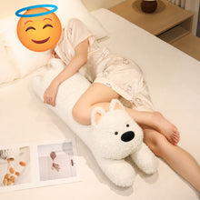 Load image into Gallery viewer, Long Dog Westie Stuffed Animal - Extra Long Cuddly Dog Plush Body Pillow-3