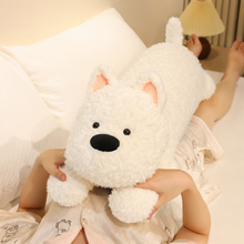 Load image into Gallery viewer, Long Dog Westie Stuffed Animal - Extra Long Cuddly Dog Plush Body Pillow-5