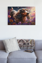 Load image into Gallery viewer, Long Haired Red Dachshund Dream Wall Art Poster-Art-Dachshund, Dog Art, Home Decor, Poster-5