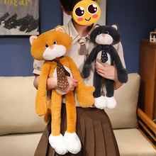 Load image into Gallery viewer, Long-Legged Necktie Orange and White Cat Plush Toy-Stuffed Animals-Cats,Orange and White Cat,Stuffed Animal-3