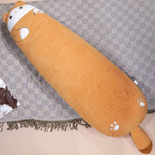 Load image into Gallery viewer, Long Orange and White Cat Body Pillow - Giant Cat Plush Stuffed Animal-Home Decor-Cats,Home Decor,Orange and White Cat,Pillows,Stuffed Animal-4