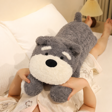 Load image into Gallery viewer, Long Schnauzer Stuffed Animal - Extra Long Cuddly Dog Plush Body Pillow-5