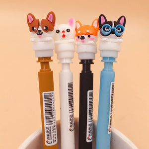 Love Dogs Mechanical Pencil - 4 pcs - Corgi, Boston Terrier, Akita / Shiba Inu, Pomeranian / SpitzGadgets