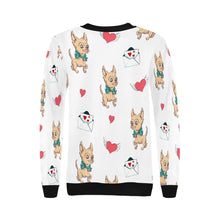 Load image into Gallery viewer, Love Letter Fawn Chihuahua Love Women&#39;s Sweatshirt-Apparel-Apparel, Chihuahua, Sweatshirt-4