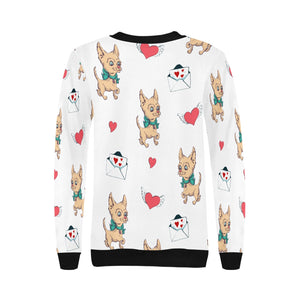 Love Letter Fawn Chihuahua Love Women's Sweatshirt-Apparel-Apparel, Chihuahua, Sweatshirt-4