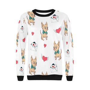 Love Letter Fawn Chihuahua Love Women's Sweatshirt-Apparel-Apparel, Chihuahua, Sweatshirt-9