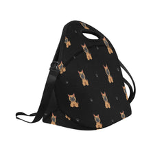 Load image into Gallery viewer, Loyal German Shepherd Pup Neoprene Lunch Bag-11