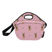 Load image into Gallery viewer, Loyal German Shepherd Pup Neoprene Lunch Bag-9