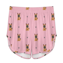 Load image into Gallery viewer, Loyal German Shepherd Pup Women's Cami and Shorts Pajama Set-13