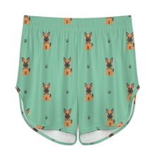 Load image into Gallery viewer, Loyal German Shepherd Pup Women's Cami and Shorts Pajama Set-21