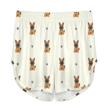 Load image into Gallery viewer, Loyal German Shepherd Pup Women's Cami and Shorts Pajama Set-25