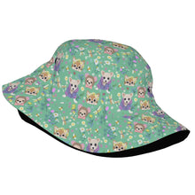Load image into Gallery viewer, Magic Flower Garden Chihuahuas Bucket Hat-Hats &amp; Caps-13