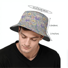 Load image into Gallery viewer, Magic Flower Garden Chihuahuas Bucket Hat-Hats &amp; Caps-8