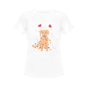 Magic Love Bunny Labrador Women's T-Shirt-Apparel-Apparel, Dogs, Labrador, T Shirt-5