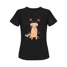 Load image into Gallery viewer, Magic Love Bunny Labrador Women&#39;s T-Shirt-Apparel-Apparel, Dogs, Labrador, T Shirt-6