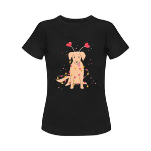 Magic Love Bunny Labrador Women's T-Shirt-Apparel-Apparel, Dogs, Labrador, T Shirt-6