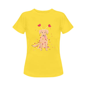 Magic Love Bunny Labrador Women's T-Shirt-Apparel-Apparel, Dogs, Labrador, T Shirt-8