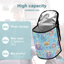 Load image into Gallery viewer, Magical Flower Garden Chihuahuas Multipurpose Car Storage Bag-11