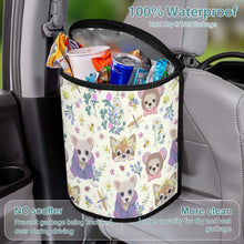 Load image into Gallery viewer, Magical Flower Garden Chihuahuas Multipurpose Car Storage Bag-6