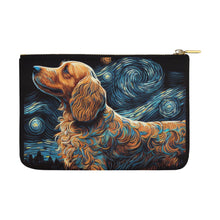 Load image into Gallery viewer, Magical Milky Way Cocker Spaniel Carry-All Pouch-Accessories-Accessories, Bags, Cocker Spaniel, Dog Dad Gifts, Dog Mom Gifts-White-ONESIZE-4
