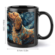 Load image into Gallery viewer, Magical Milky Way Cocker Spaniel Coffee Mug-Mug-Accessories, Cocker Spaniel, Dog Dad Gifts, Dog Mom Gifts, Home Decor, Mugs-ONE SIZE-Black-2