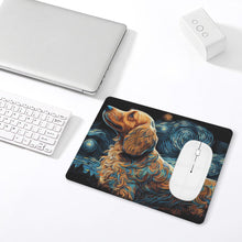 Load image into Gallery viewer, Magical Milky Way Cocker Spaniel Leather Mouse Pad-Accessories-Cocker Spaniel, Dog Dad Gifts, Dog Mom Gifts, Home Decor, Mouse Pad-ONE SIZE-White-3