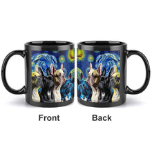 Load image into Gallery viewer, Magical Milky Way Frenchies Coffee Mug-Mug-French Bulldog, Home Decor, Mugs-ONE SIZE-Black-3