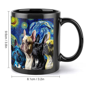 Magical Milky Way Frenchies Coffee Mug-Mug-French Bulldog, Home Decor, Mugs-ONE SIZE-Black-5