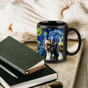 Magical Milky Way Frenchies Coffee Mug-Mug-French Bulldog, Home Decor, Mugs-ONE SIZE-Black-6