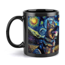 Load image into Gallery viewer, Magical Milky Way German Shepherd Coffee Mug-Mug-Accessories, Dog Dad Gifts, Dog Mom Gifts, German Shepherd, Home Decor, Mugs-ONE SIZE-Black-6
