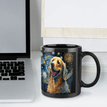 Load image into Gallery viewer, Magical Milky Way Golden Retriever Coffee Mug-Mug-Accessories, Dog Dad Gifts, Dog Mom Gifts, Golden Retriever, Home Decor, Mugs-ONE SIZE-Black-7