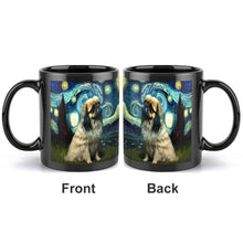 Load image into Gallery viewer, Magical Milky Way Pekingese Coffee Mug-Mug-Accessories, Dog Dad Gifts, Dog Mom Gifts, Home Decor, Mugs, Pekingese-ONE SIZE-Black-3