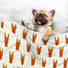 Load image into Gallery viewer, Majestic Doberman Neon Portrait Blanket for Dog-Pet Furniture-9