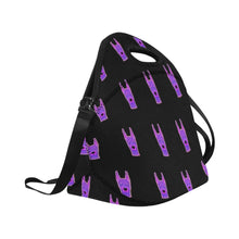 Load image into Gallery viewer, Majestic Doberman Neon Portrait Neoprene Lunch Bag-Accessories-Accessories,Bags,Doberman,Lunch Bags-8