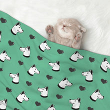 Load image into Gallery viewer, Majestic Dogo Argentino with Hearts Blanket for Dog-Pet Furniture-12